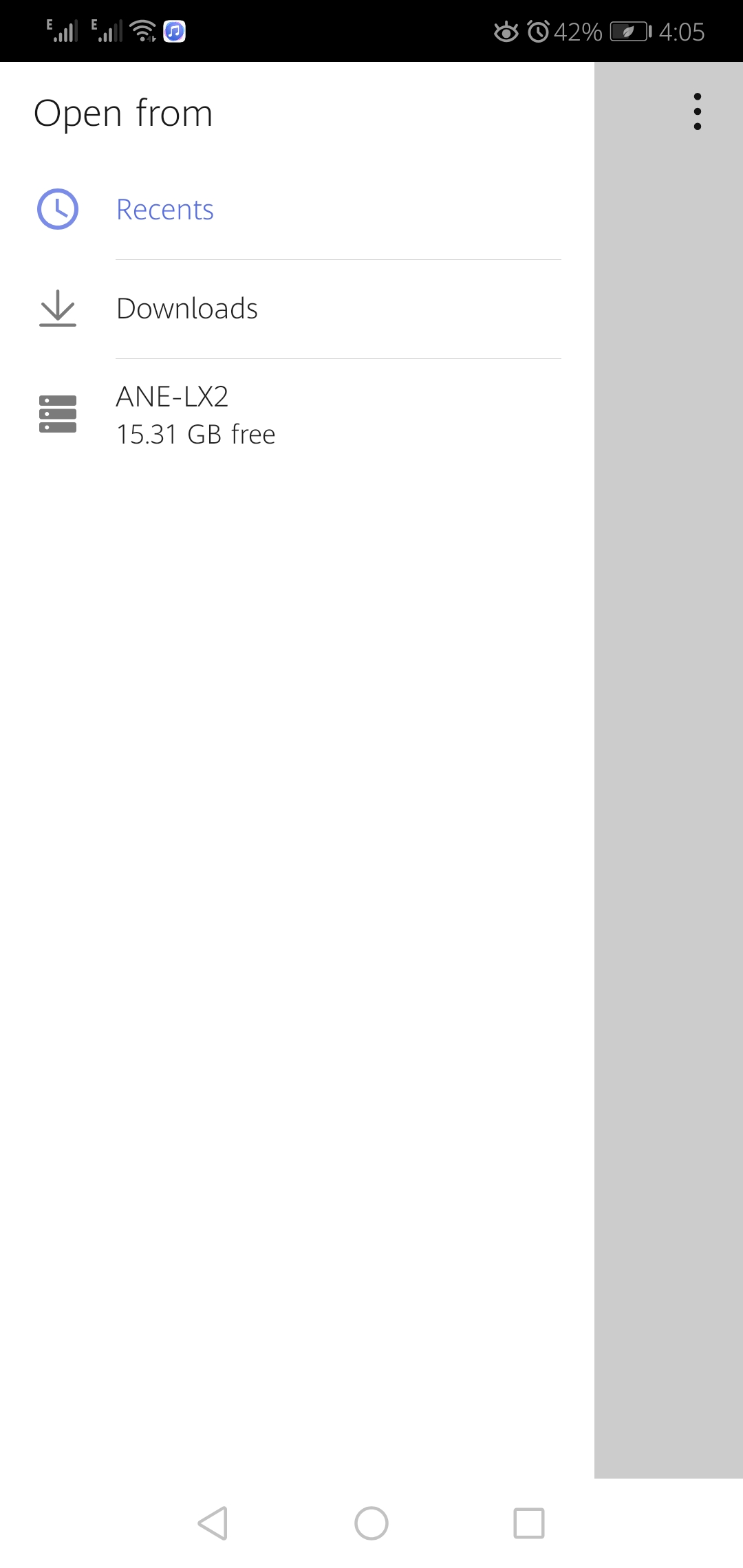Screenshot of Xera Panel Android