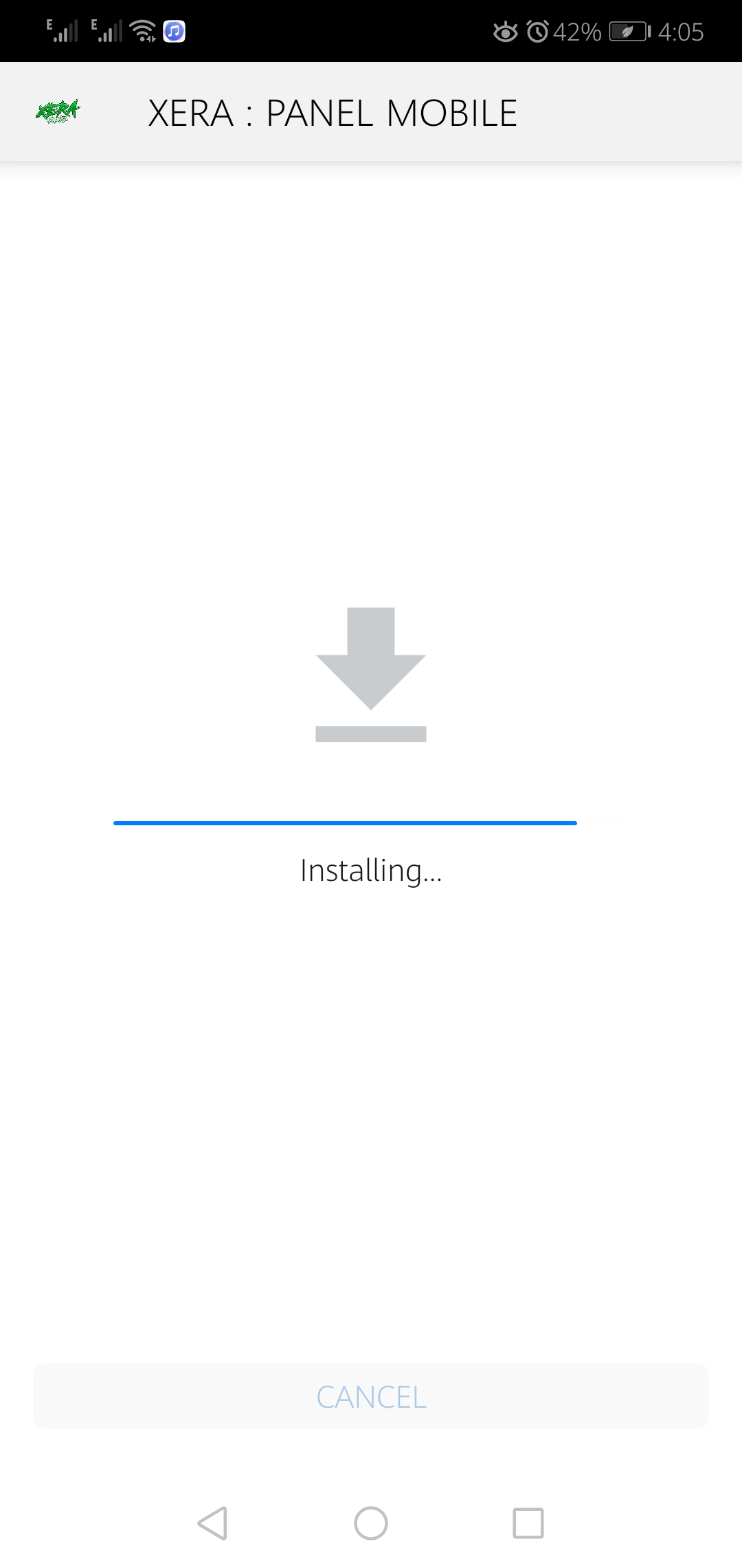 Screenshot of Xera Panel Apk